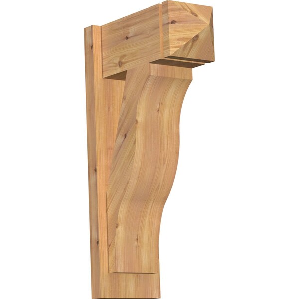 Ekena Millwork Funston Arts & Crafts Smooth Outlooker, Western Red Cedar, 7 1/2"W x 16"D x 28"H OUT08X16X28FST03SWR - main